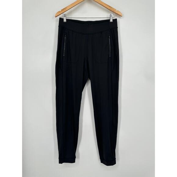 Athleta Courtside Trouser Zip Pocket Cropped Jogger Pants, Size 2, Black - Picture 3 of 10